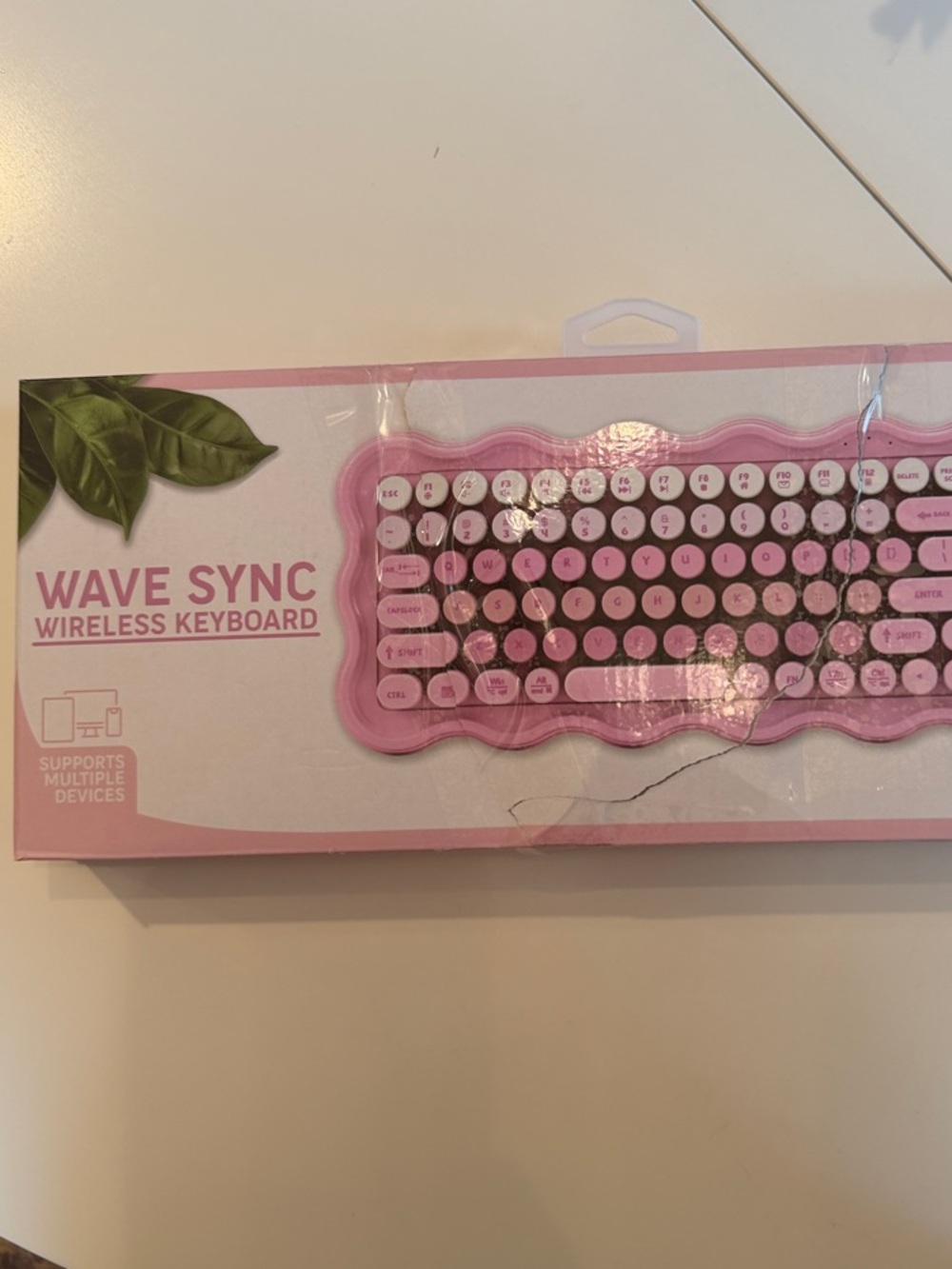Wave Sync Pink Wireless Keyboard